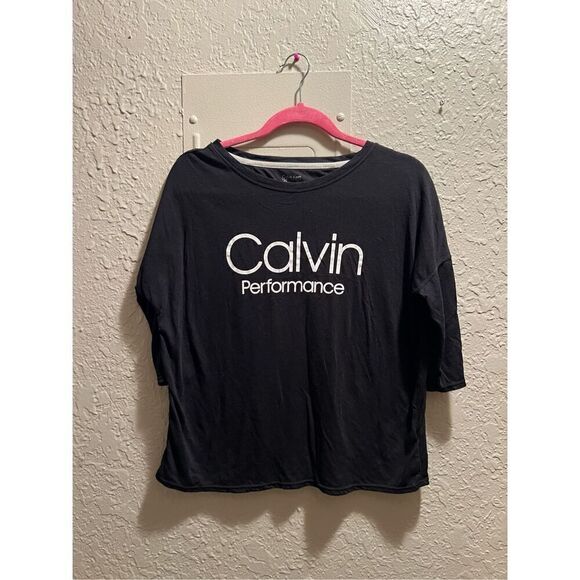 Calvin Klein Performance Black Shirt Woman’s Medium - Picture 1 of 6